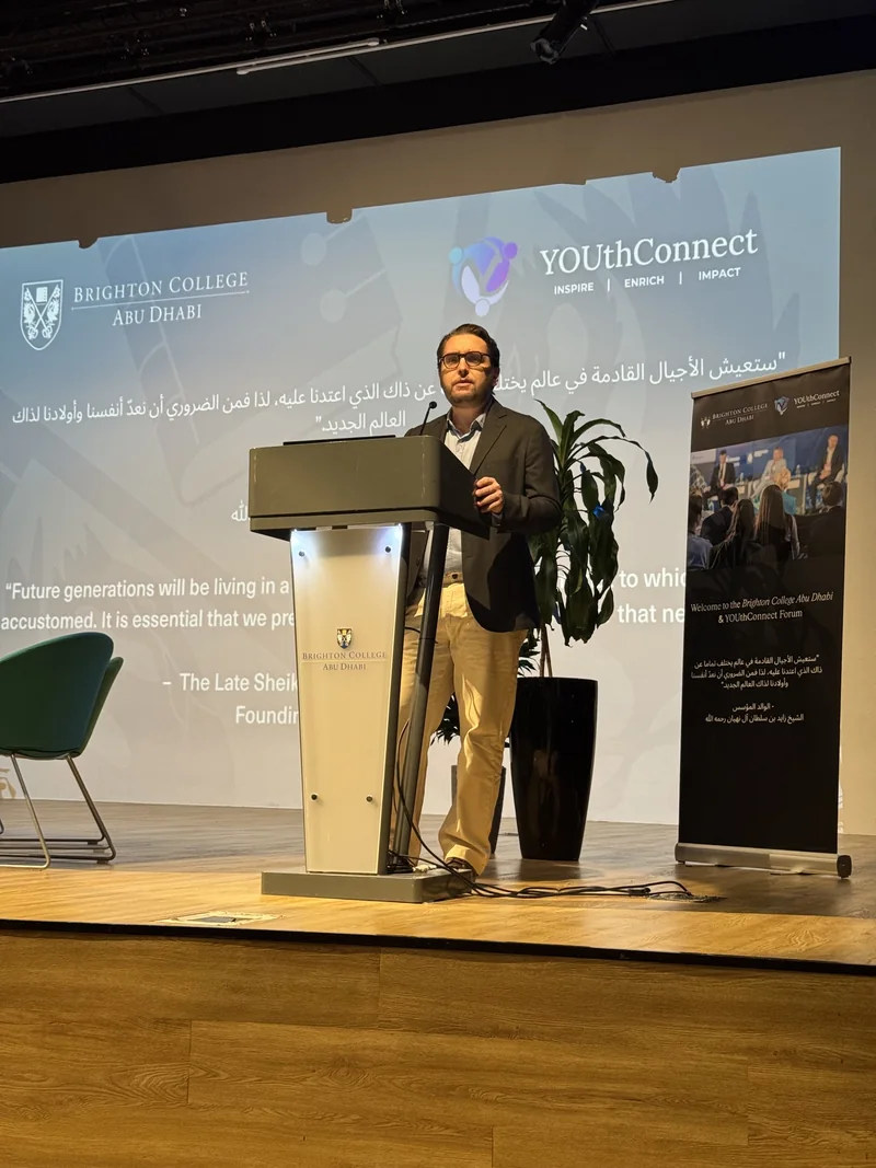 A partner speaking at a YOUthConnect forum