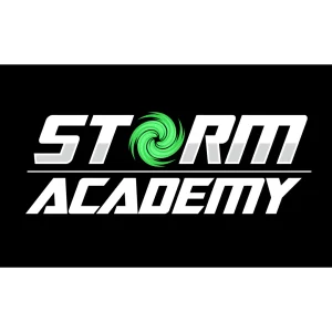 Storm Academy logo.