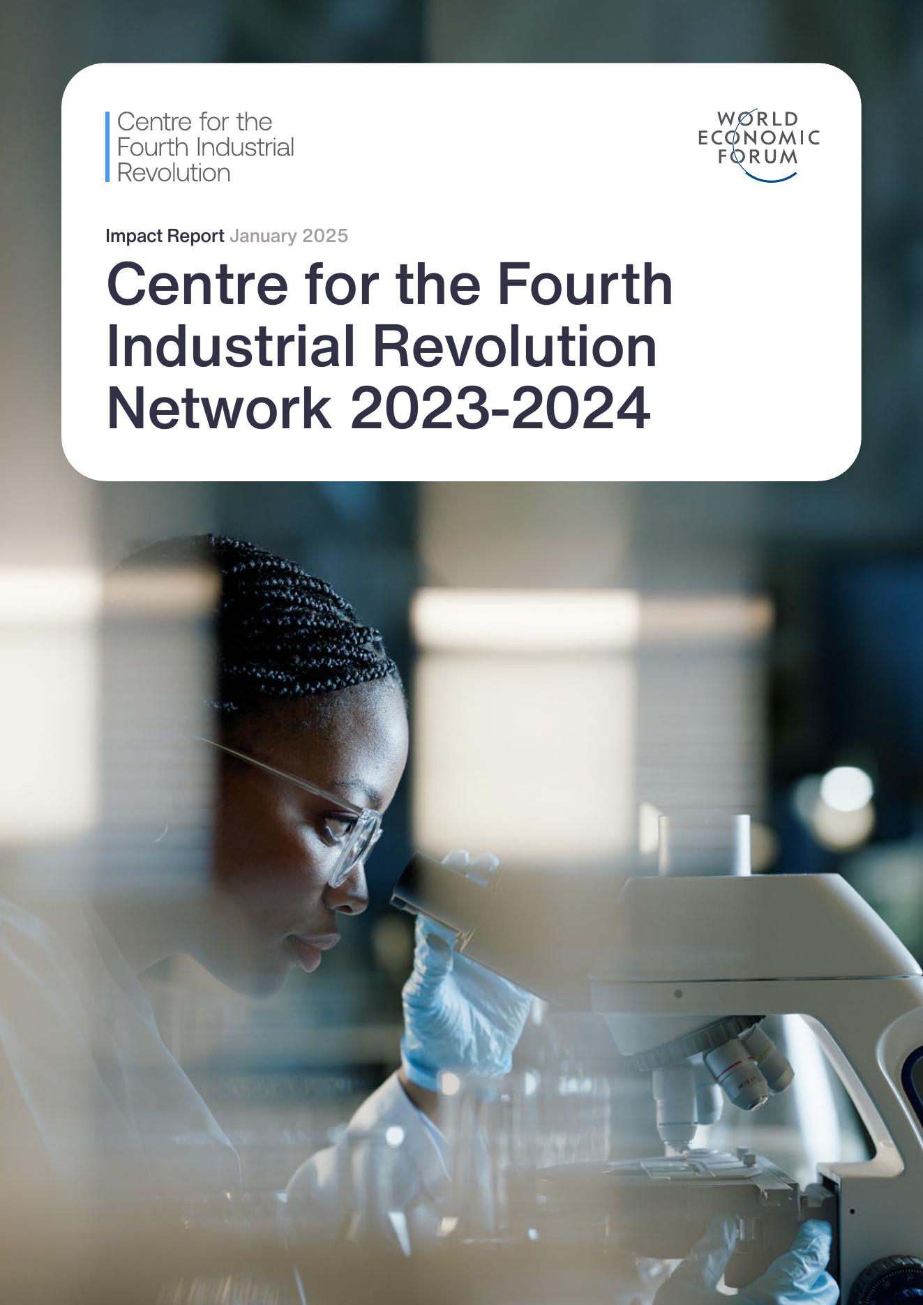 Centre for the Fourth Industrial Revolution Network 2023-2024 report cover